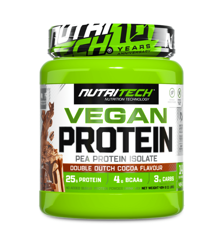Vegan Protein - Single Source Pea protein Isolate - 500g - Cocoa Dutch Chocolate Flavour