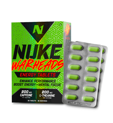 NUKE Warheads caffeine tablets